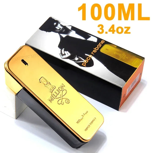 100ml Original Million Gold Rabanne Man's Perfume Fragrance Pheromone Spray Cologne Perfum Masculine Long-Lasting Body Perfumes